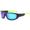 New European and American style sunglasses for men, featuring a sponge lining, suitable for sports and cycling; fashionable and trendy sunglasses for