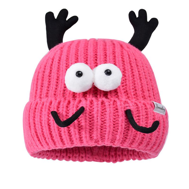 

Knit Beanie Unisex Fall Winter Breathable Warm Soft Cozy For Daily Activities червоний