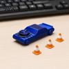 Stress Relief Car Toy 1/2Pcs Pocket Drift Fidget with 3/6 Mini Cones, 2-in-1 Spinner & Desktop Racing Vehicle Toy, Desk for Adults, Gift Lovers