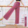Damen Übergröße Modern Dance Modal Weitbein-Hose für Frühling/Sommer - Locker, Klassischer Chinesischer Stil Übungskleidung