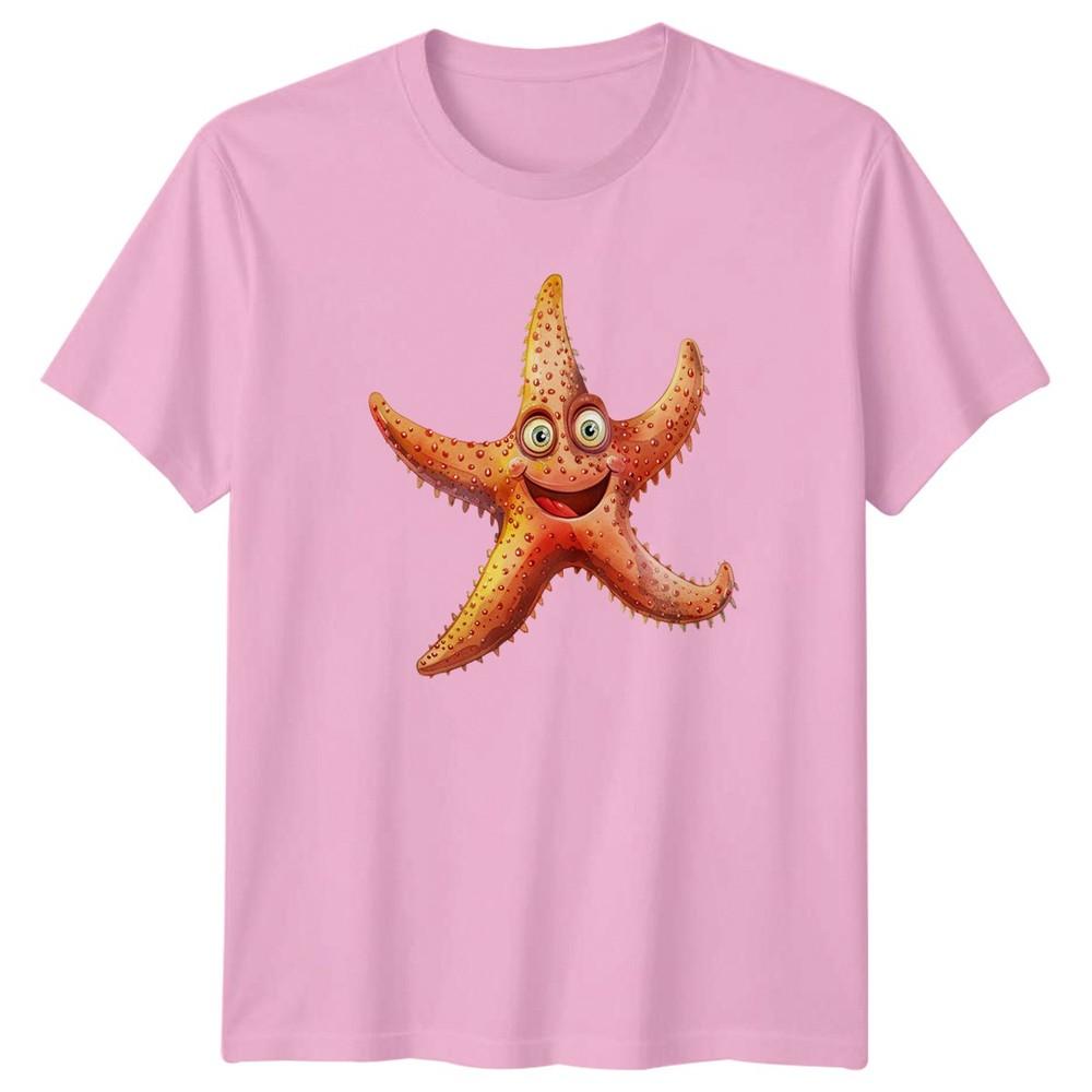 Whimsical Starfish TShirt Underwater Marine Wildlife Gift For Him And Her