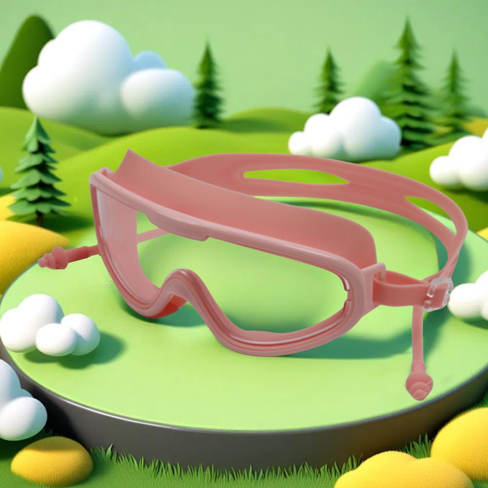Kids' Waterproof & Fog-Proof HD Swim Goggles - Large Frame for Boys & Girls