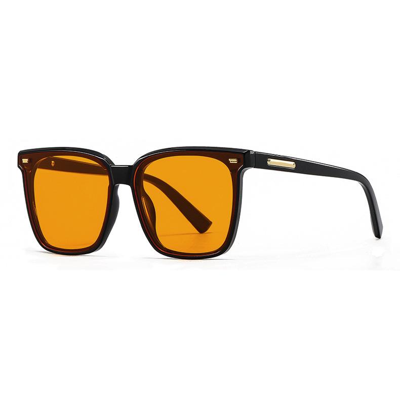 GM Women's Trendy High-End Polarized Sunglasses for Slimming Round Face, Men's Driving Glasses with Large Frame & Sunscreen Protection.