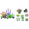 Aquarium Landscape Grass Plastic Aquariums Decorations Art Crafts Terrarium Habitat Ornaments Photo Props