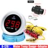 Digital 0-120℃ Water Temperature Gauge with Alarm Radiator Tempe Joint Pipe Sensor Hose Adapter 26-40mm for Gasoline Diesel Car
