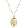 Gilded Silver Medal Jesus / Scapular Mother of God - 925 Silver