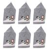 Christmas Dining Room Chair Back CoversGray Santa Hat Chair Slipcovers For Holiday Wedding Home Decoration Dropshipping