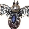 Vintage Fringed Bee Chain Brooch Fashion Suit Pin Accessories Light Luxury Fringed Cardigan Collar Pin Clothing