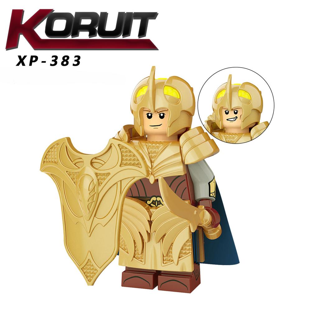 KT1050 Soldado Medieval Guarda Arqueiro Brinquedo de Bloco de Construção Infantil XP381-388