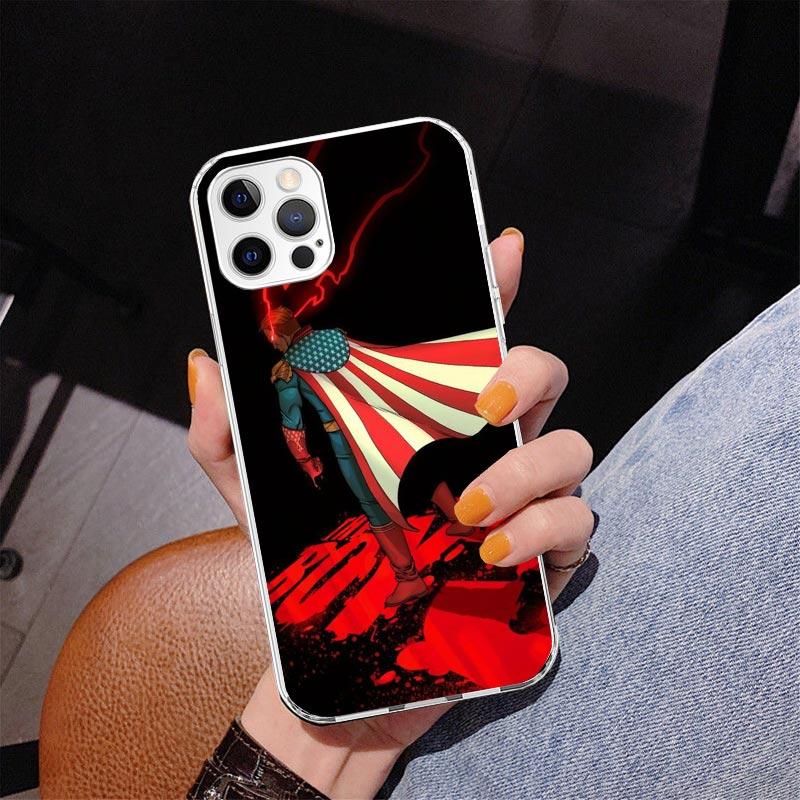 The Boys Homelander TV Phone Case For iPhone 17 Air 16 Pro Max 16E 15 + 14 Plus 11 12 13 Mini 7 8 SE Gift Print Cover Fundas 17