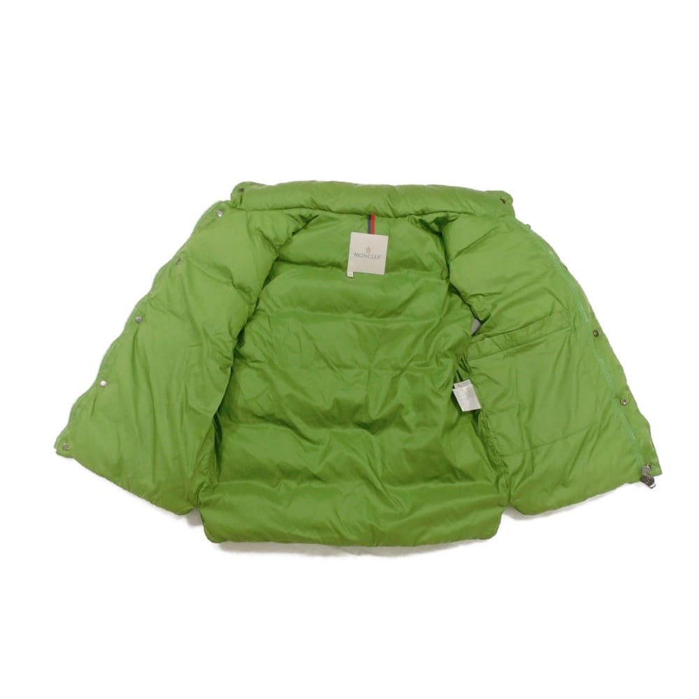 Used 12262 ZEED 43330 50 68959 7865 0 Logo Patch Gilet Button Zipper Pepper Japan Nylon Lat Green Men's from Japan