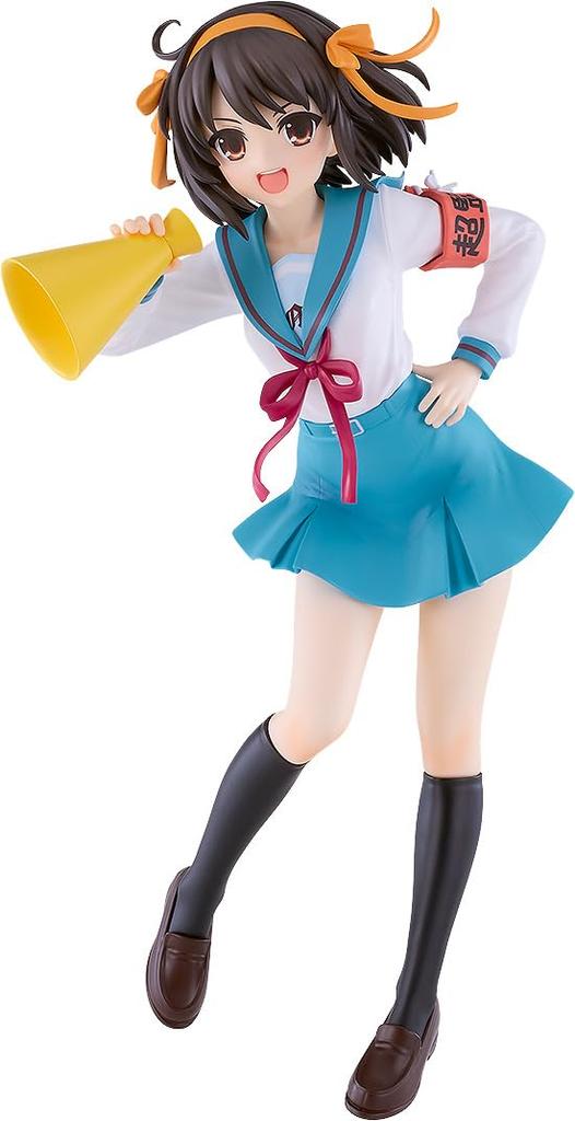 Good Smile Company The Melancholy of Haruhi Suzumiya POP UP PARADE Haruhi Suzumiya L size Plastic painted finished product Includes dedicated base