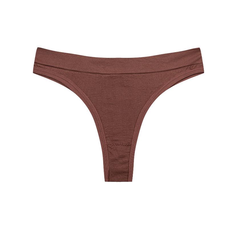 Popular women's seamless thongs are hot in Europe and America, skin-friendly, comfortable, low-rise sexy maternity panties for women