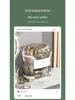 Elegant Dustproof Cosmetic Organizer – High-Capacity Skincare Storage with Light Luxury Design