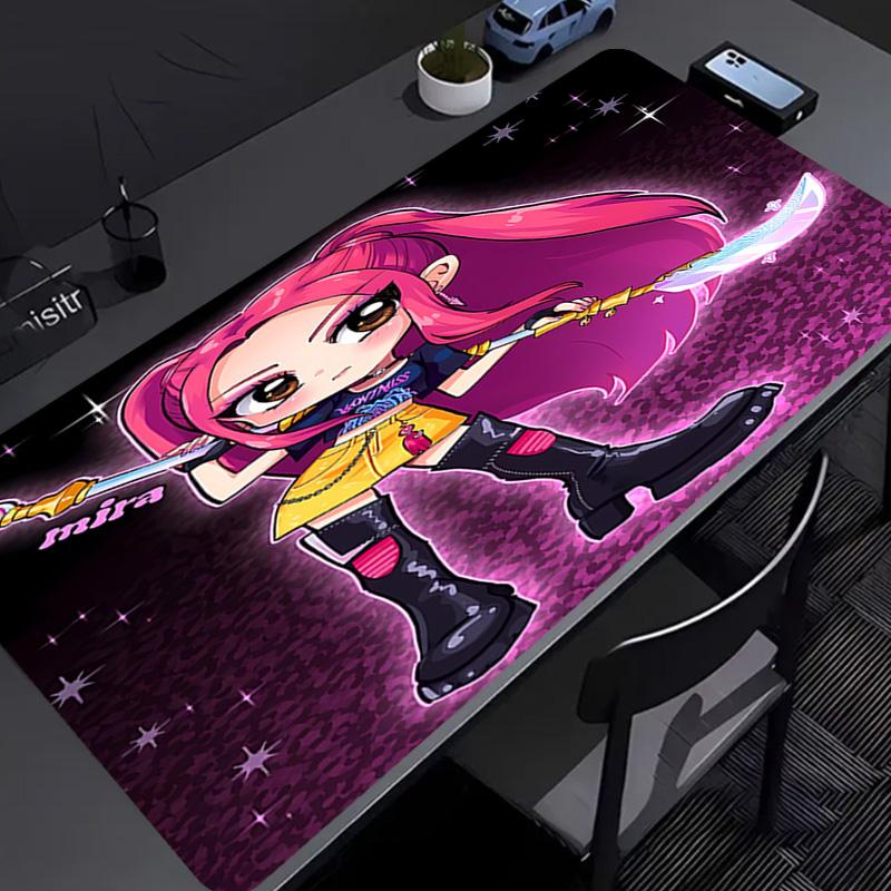 Kpop Hunter6 Mouse Pad - Non-Slip Rubber Base, Smooth Surface for Work,Gaming,Office,And Home Use, Desk Mouse Pad