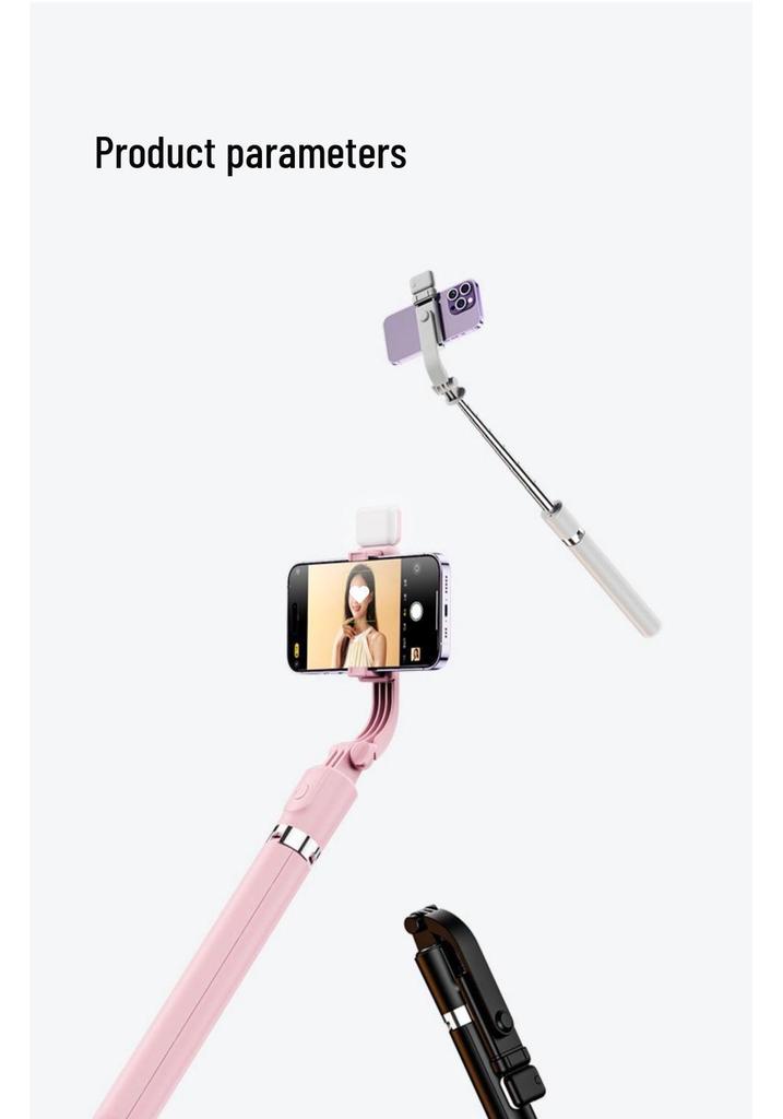 Foldable Bluetooth Selfie Stick & Tripod with Remote Control - Portable for Travel