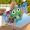 Keroro Frog Cool Gunsou Sergeant Beach Towel Colorful Bath Towels Microfiber Quick Dry Sand Free Beach Yoga Spa Gym Pool