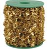 1 Roll Star Bead Garland Golden String Garland Christmas Tree Hanging Garland Beads for Wedding Christmas Decoration Wrapping Packging Golden