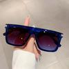 KAMMPT New Square Sunglasses Men Fashion Vintage Gradient Sun Glasses Women Stylish Trendy Brand Designer Shades