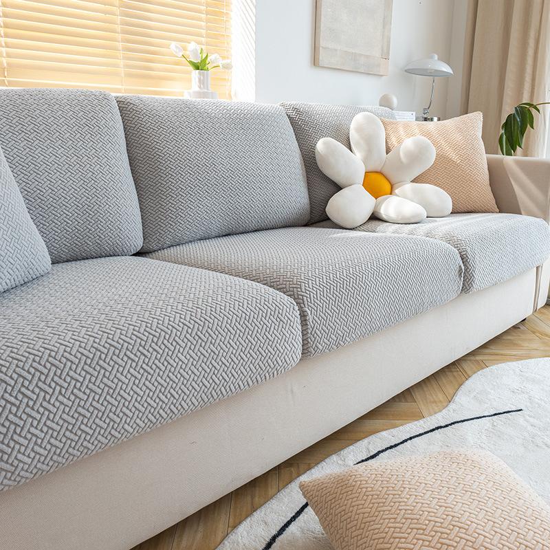 Чехол для дивана из жаккарда эластичная ткань чехол для сиденья дивана чехол для гостиной съемный чехол для сиденья из спандекса шезлонг домашние животные normal size-S 1290₽
