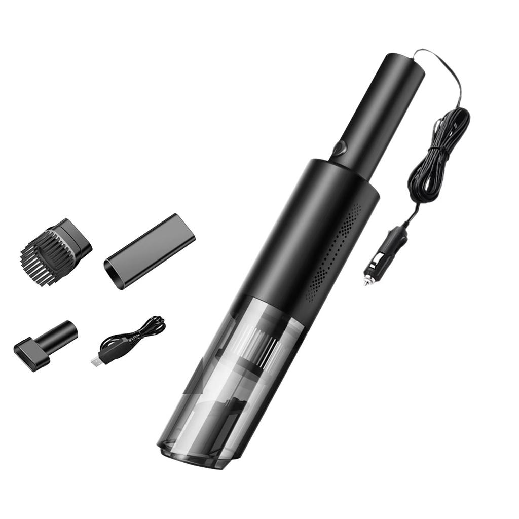 Handheld Corded Car Vacuum Cleaner Portable Automotive Dust Collector with Strong Suction Power and Multiple Attachments for Interior Cleaning