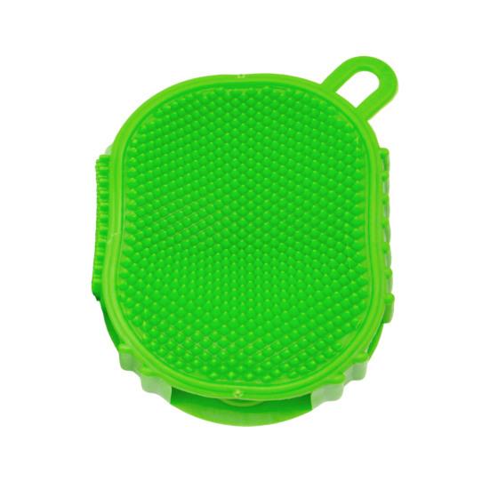 

Double-Sided Lymphatic Massage Brush 360 Degree Rotating Steel Ball Body Massager for Exfoliation And Muscle Relief Portable Handheld Lymph Drainage зелений
