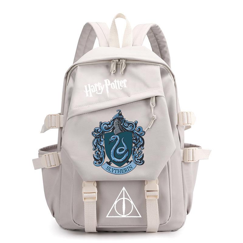 Mochila Bolso Escolar Mochila Casual para Estudiantes Hombres Mujeres Estilo Hogwarts Gran Capacidad Mochila de Viaje
