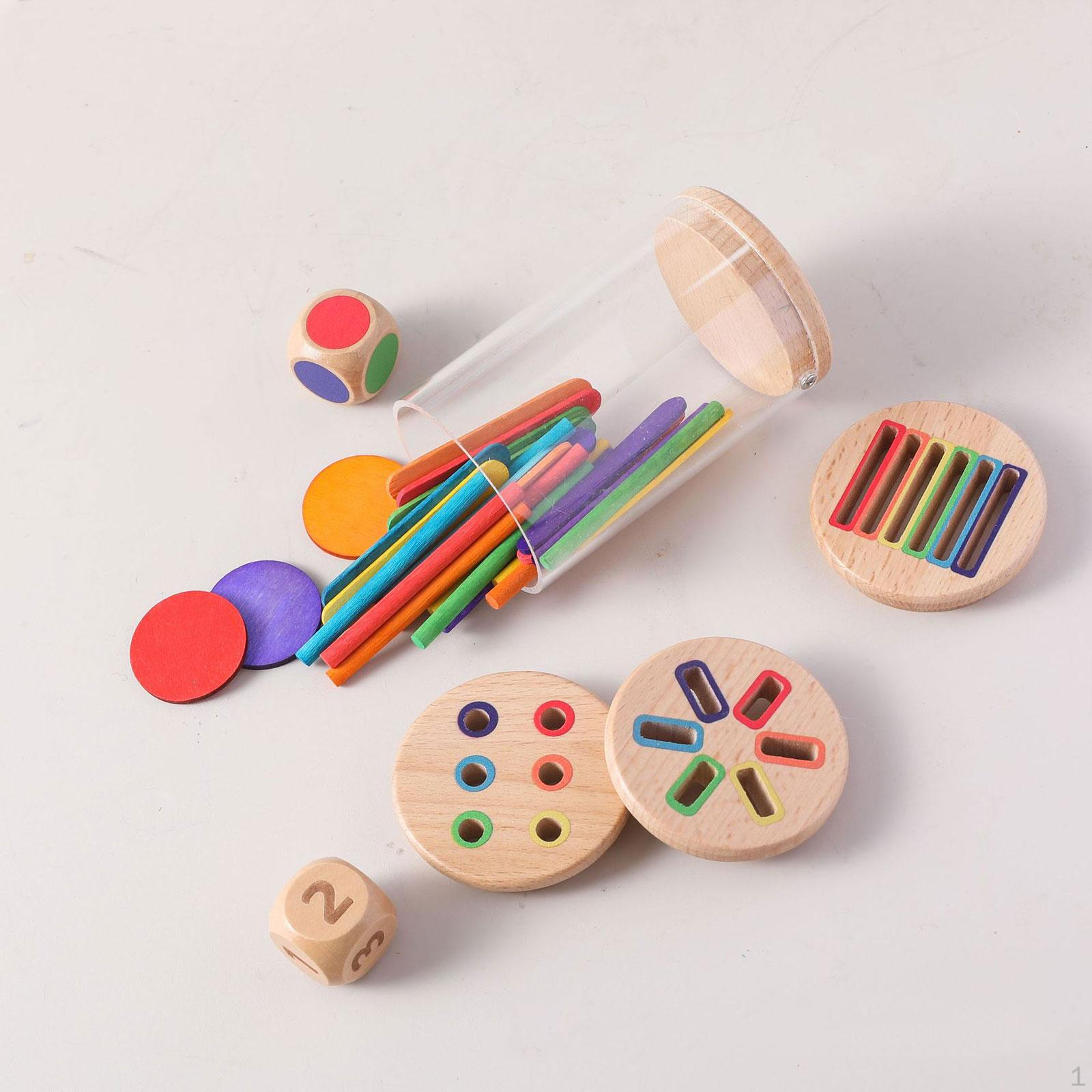 

Shape Color Sorting Toys Sorter Wooden Recognition Fine Motor Skills Early Educational