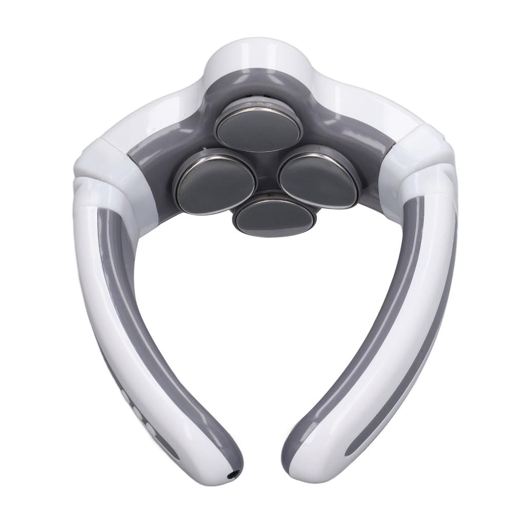 4 Heads Electric Pulse Neck Massager Intelligent 3D USB Charging Portable Heating Deep Massager Machine