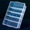 Clear Rectangular Desktop Storage Organizer Drawer Box