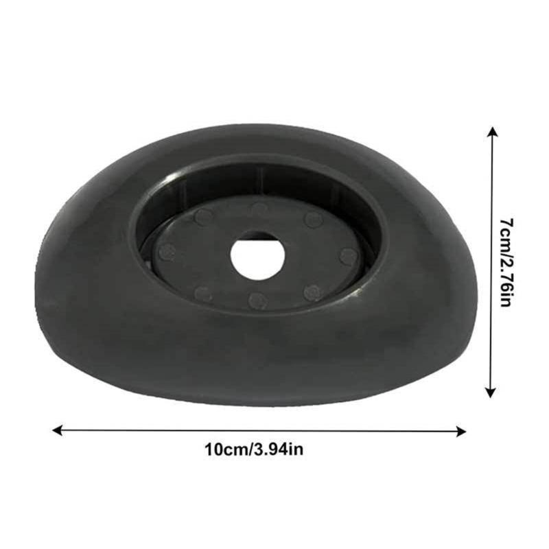 Ronde Zwembadpootdoppen voor Inbouwzwembad Verticale Palen Veilige Installatie zonder Gereedschap Buitengebruik