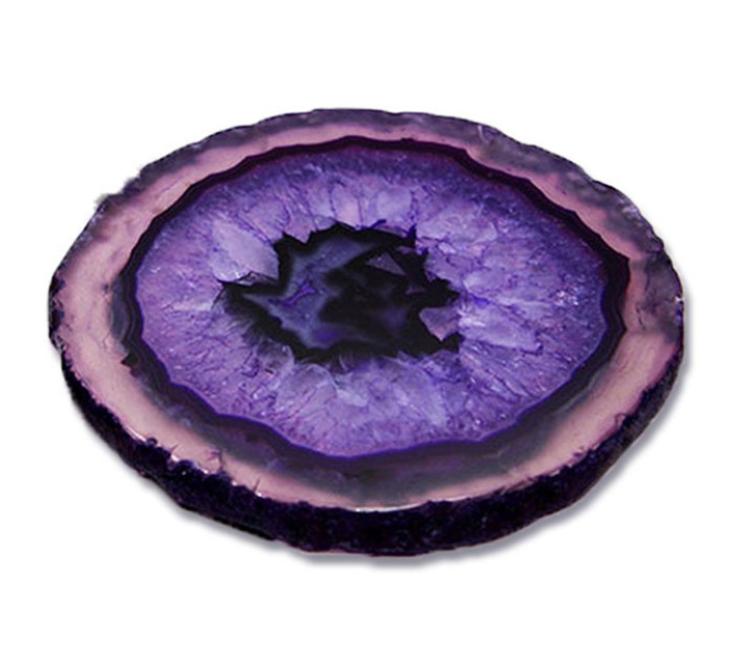 1pcs 70-90g Red Blue Purple Crystal AGATE SLAB Geode Amethyst Crystal Mineral Coaster Electroplated Edging Geode Agate Slice