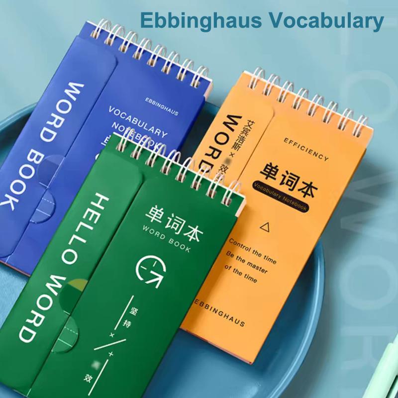Portable Mini Notebook Pocket Vocabulary Word Book Spiral Notebook Languages Learning Word Check Book School Stationery