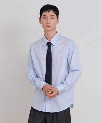 SIECLE Striped Shirt (Sky Blue)