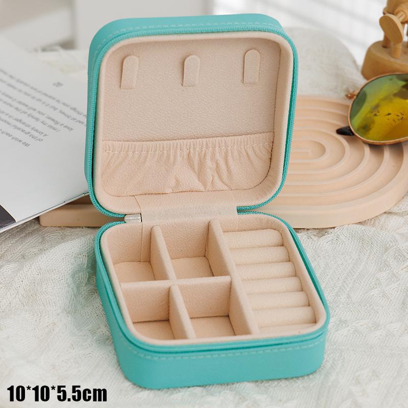 Simple And Portable Travel Jewelry Storage Box For Bracelets Earrings, Rings And Studs