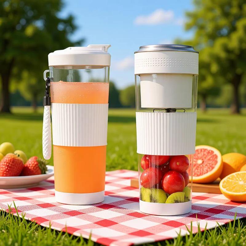 Portable Electric Juicer Cup: Compact Kitchen Blender & Food Processor