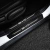 4Pcs Car Stickers Threshold Strip Carbon Fiber For BYD M6 G3 G5 T3 13 F3 F0 S6 S7 E5 E6 L3 tang yuan atto3 song Accessories