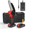 21V 6inch Portable Electric Pruning Saws Small Wood Splitting Chainsaw Brush Motor One-handed