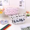 Large Capacity Multi-Layer Portable Pencil Case Cute Animal Zipper Stationery Desk Organizer Student School Supplies