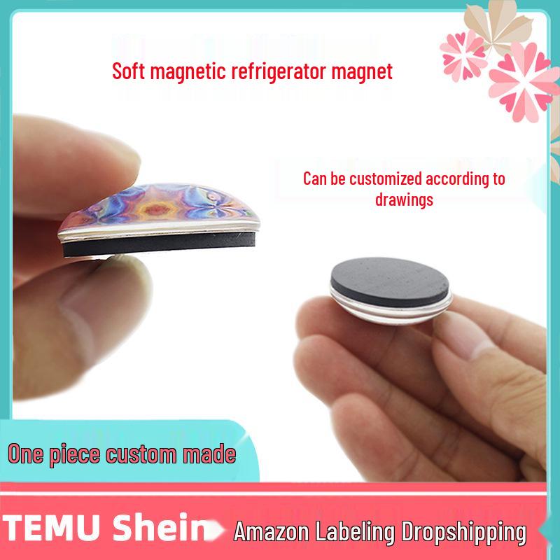 Stylish Classic Leopard Print Glass Refrigerator Magnet & Whiteboard Sticker