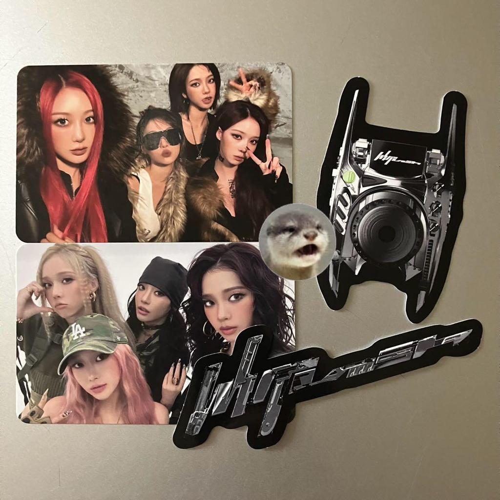 [USED] aespa Dirty Work Whiplash Limited Edition Enclosed Trading Card All
