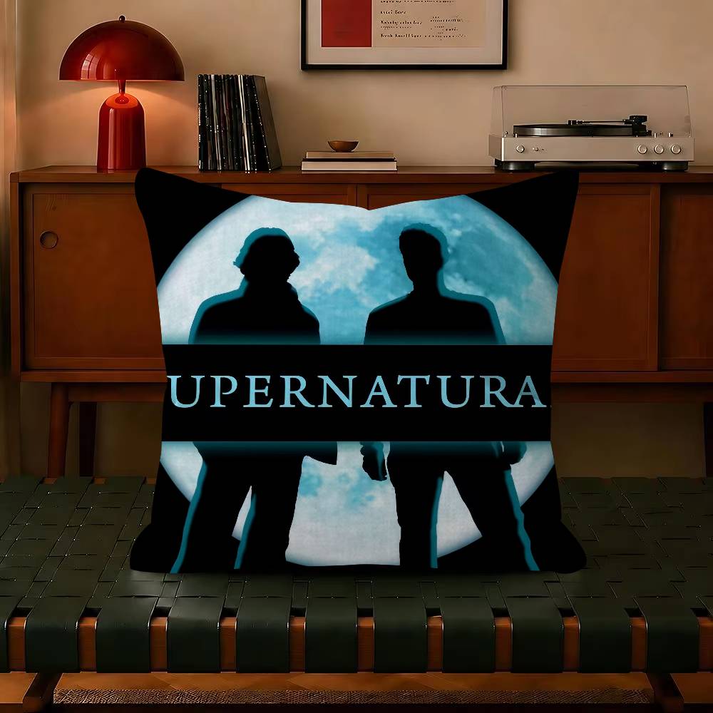 Custom Supernatural Pillowcase Trendystyle decorative throw pillow cover insert not included fauxembroidery design