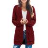 Ladies Long Sleeve Sweaters Cardigans Knitted Outerwear Coats for Women Autumn Winter