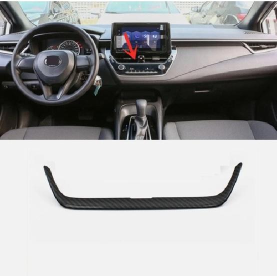 For Toyota Corolla -2025 Carbon Fiber Style Dashboard Center Air Vent Trim