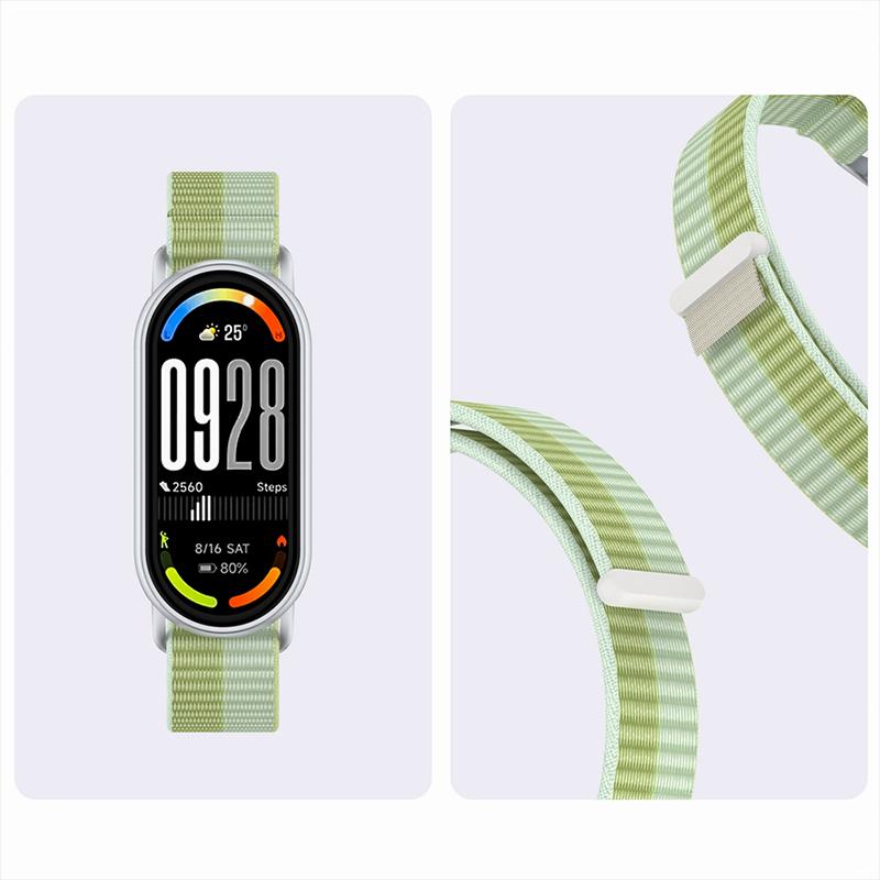 Nylon Strap for Mi Band 10 9 8 Strap Smart Watch Band for Xiaomi Smart Band 8 NFC Strap Miband 9 Correa Replacement Accessories