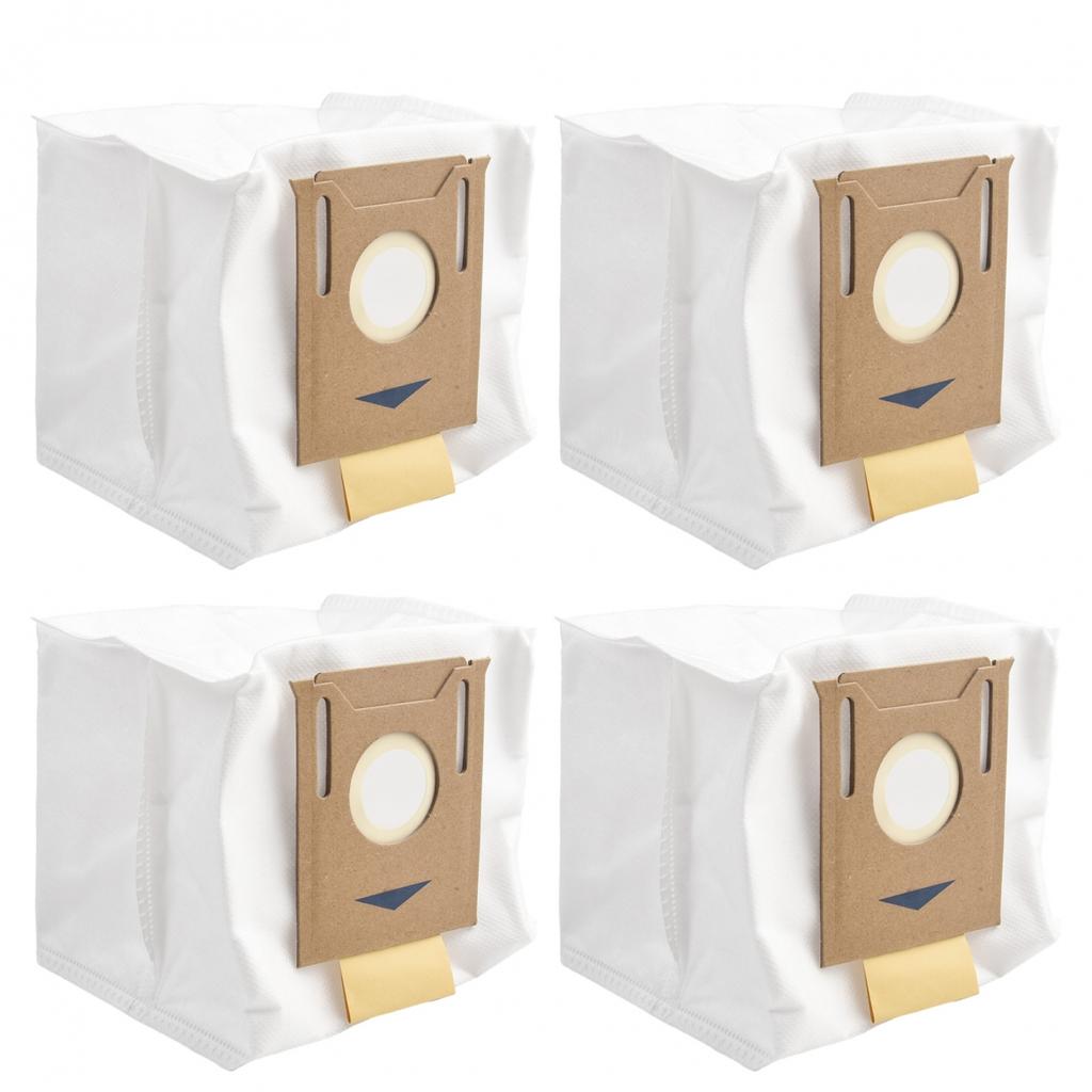 Pack of 4 Dust Bags Replacement Bags for Ecovacs for Deebot N10, N10 Plus