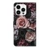 Rosa chinensis Jacq Motivo Antiurto Fessure per Carte Portafoglio in Pelle PU Custodia per Telefono per iPhone,Samsung,Huawei,Xiaomi,Moto,Oppo,Google,Nokia,LG,Oppo...