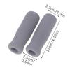 2 Stück Schwämme Walker Gehhilfe Griffabdeckung für ältere Menschen Griffzubehör für Gehstock Verdicken Ersatzgriffe Schwamm Krückengriffe