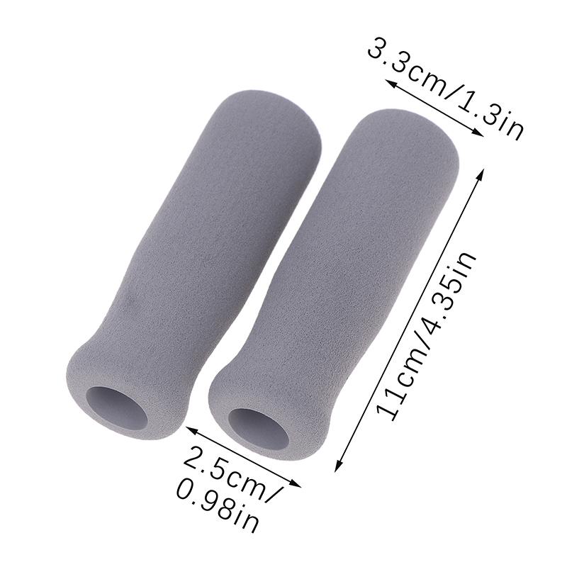 2 Stück Schwämme Walker Gehhilfe Griffabdeckung für ältere Menschen Griffzubehör für Gehstock Verdicken Ersatzgriffe Schwamm Krückengriffe