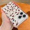 Pink Peony Floral Pattern Case For iPhone 17 Pro Max Coque iPhone 16 15 14 13 Pro Max 11 Shockproof Clear Soft Silicone Cover